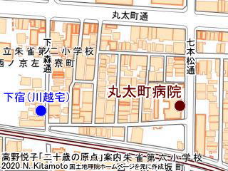 丸太町病院地図