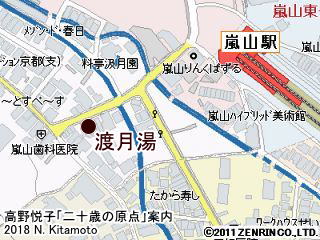 渡月湯地図