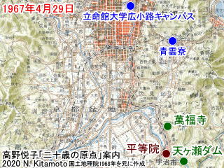 天ヶ瀬ダム地図