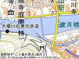 大堰川右岸地図