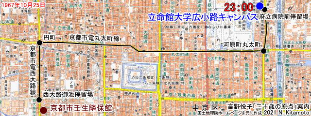 子供会から広小路への地図