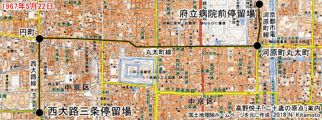 地域へ行く途中経路