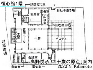 恒心館平面図