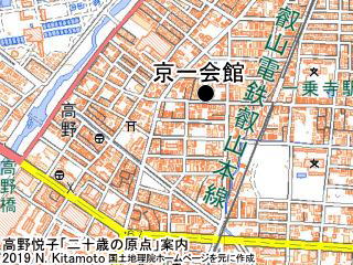 二十歳の原点を上映した名画座の京一会館地図