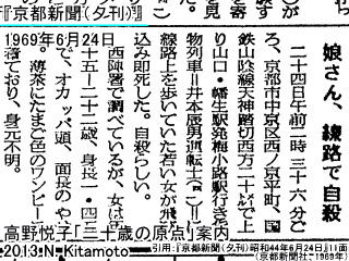 京都新聞夕刊の記事