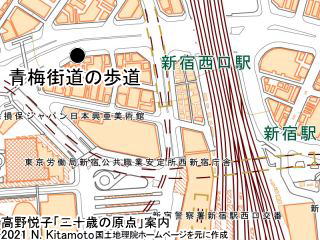 青梅街道地図