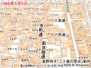 新京極通地図