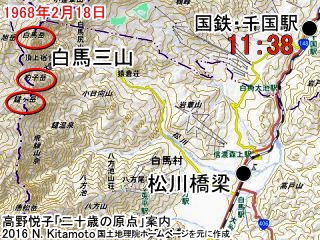 松川橋梁地図