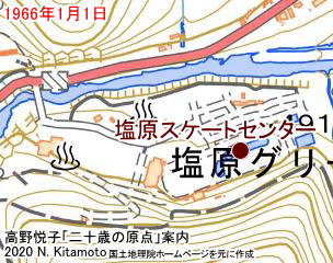 スケート場付近地図