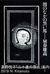 埴谷雄高「闇のなかの黒い馬」のデザイン